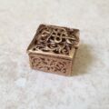 Ornate Pill Box in 9ct Gold