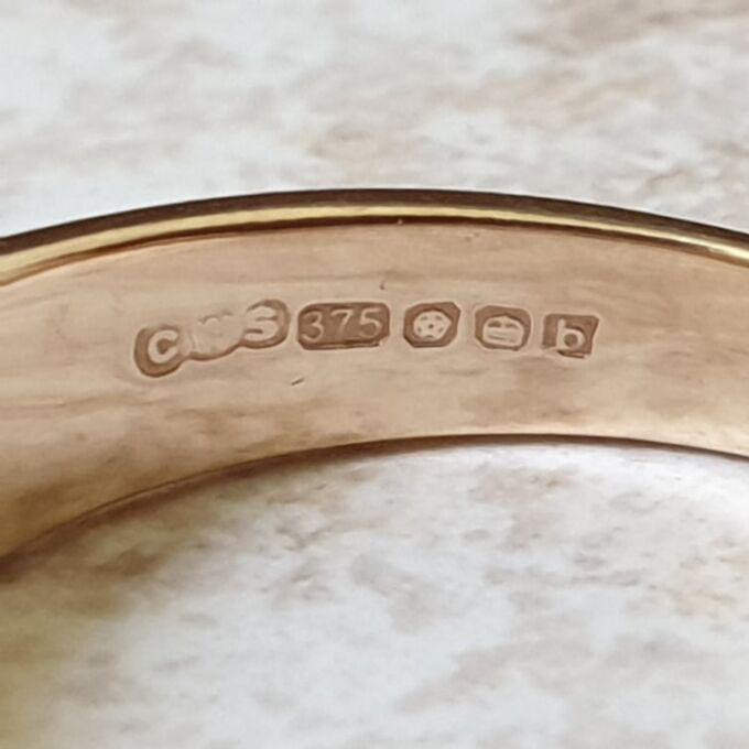 Bloodstone Signet Ring in 9ct Gold