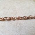 Fancy Bracelet with T Bar in 9ct Rose Gold