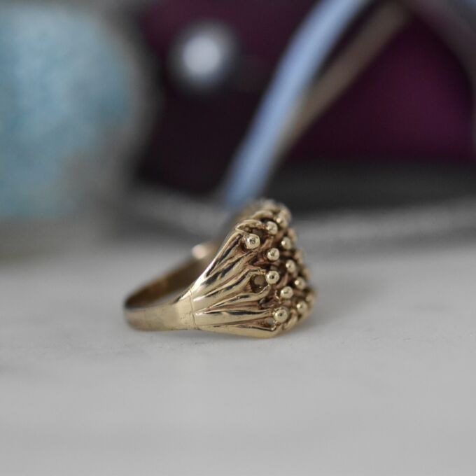 5 Row Keeper Ring in 9ct Gold