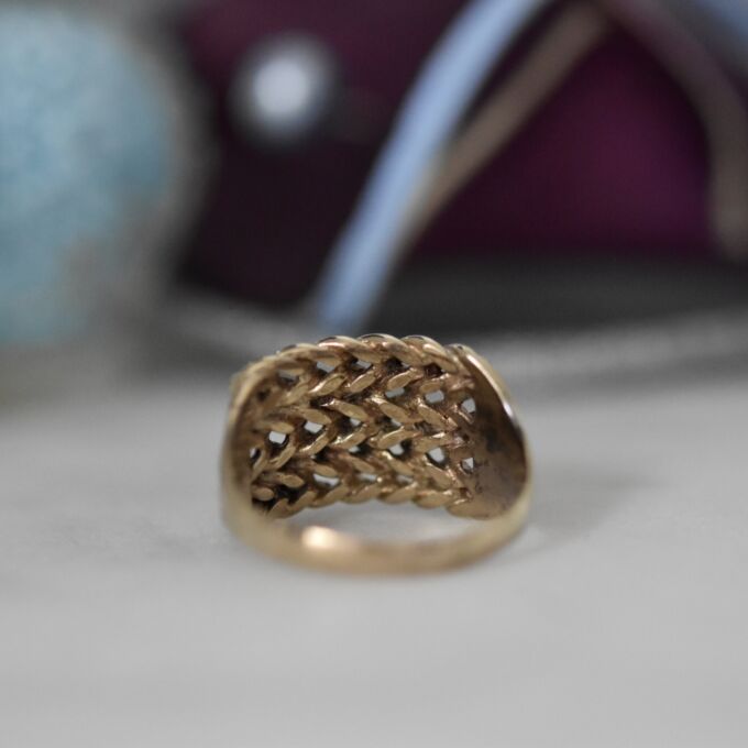 5 Row Keeper Ring in 9ct Gold