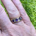 Amethyst & Diamond Ring in 9ct Gold