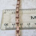 Reserved – Ornate Patterned Link Bracelet in 9ct Rose Gold