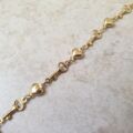Key and Heart Bracelet in 9ct Gold