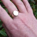 Oval Signet Ring in 9ct Gold