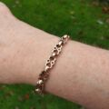 Ornate Star Link Bracelet in 9ct Rose Gold
