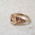 Horse Shoe Signet Ring in 9ct Gold