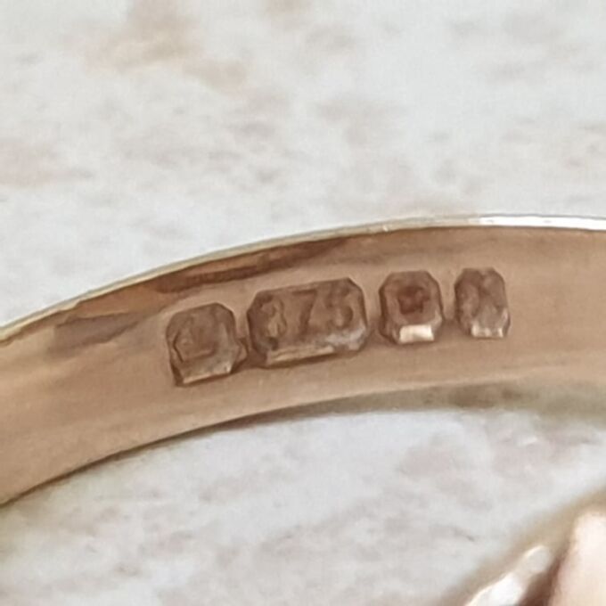 Horse Shoe Signet Ring in 9ct Gold