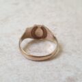 Horse Shoe Signet Ring in 9ct Gold