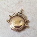 Spinner Locket Pendant in 9ct Gold