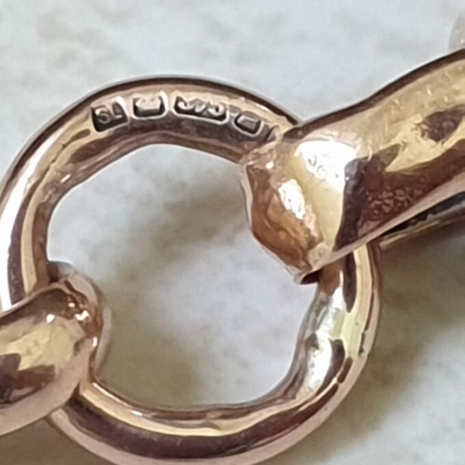 Ornate Star Link Bracelet in 9ct Rose Gold