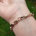 Ornate Star Link Bracelet in 9ct Rose Gold