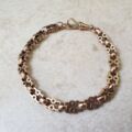 Ornate Star Link Bracelet in 9ct Rose Gold