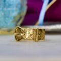 Heavyweight Buckle Ring in 9ct Gold