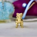 Heavy Terrier Dog Pendant in 9ct Gold