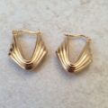 Italian Hoop Earrings in 9ct Gold