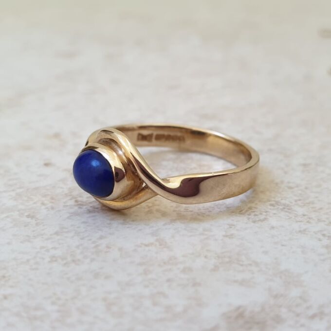 Lapis Lazuli Ring in 9ct Gold