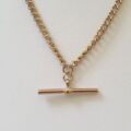 Reserved – T Bar Chain in 9ct Gold, 18 inches