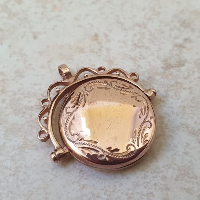 Spinner Locket in 9ct Rose Gold