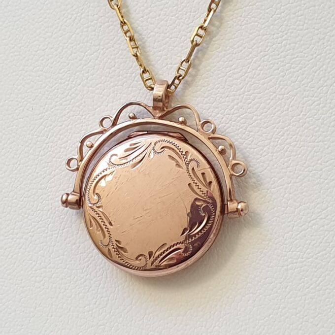 Spinner Locket in 9ct Rose Gold