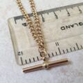 Reserved – T Bar Chain in 9ct Gold, 18 inches