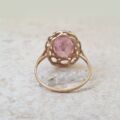 Pink Solitaire Ring in 9ct Gold