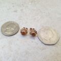 Citrine Stud Earrings in 9ct Gold