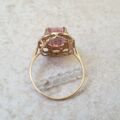 Pink Solitaire Ring in 9ct Gold