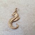 Seahorse Pendant in 9ct Gold