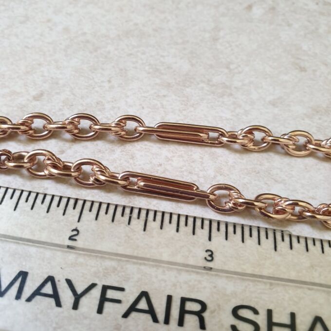 Fancy Link Bracelet in 9ct Rose Gold