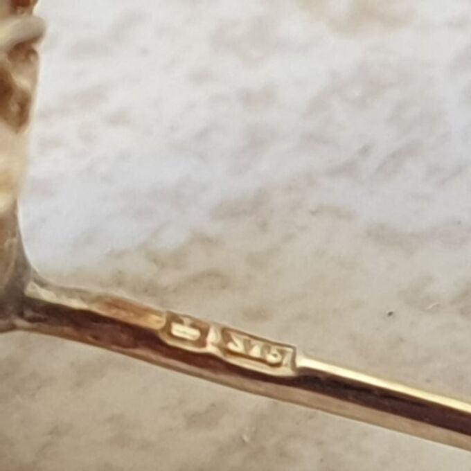 Citrine Stud Earrings in 9ct Gold