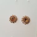 Citrine Stud Earrings in 9ct Gold