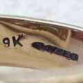 Heavyweight Multi Gem Bypass Ring in 9ct Gold