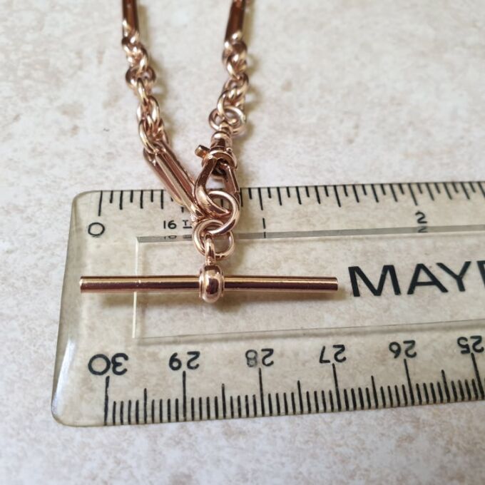 Fancy Link Bracelet in 9ct Rose Gold