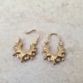 Child Size Gypsy Creole Earrings in 9ct Gold