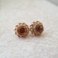 Citrine Stud Earrings in 9ct Gold