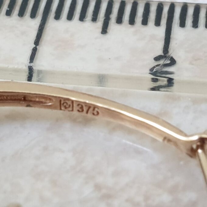 Smoky Quartz Earrings in 9ct Gold