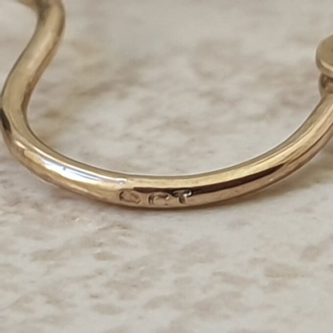 Child Size Gypsy Creole Earrings in 9ct Gold