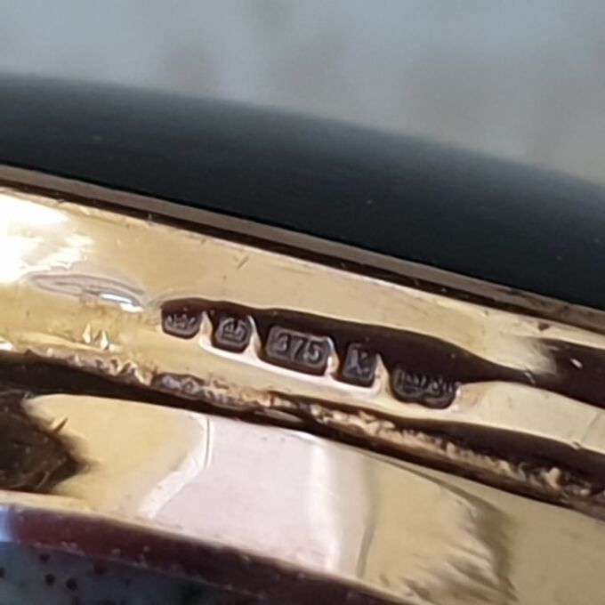 Heavyweight Spinner Fob Pendant in 9ct Rose Gold