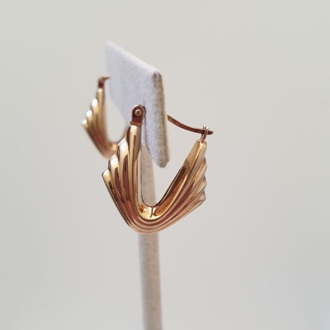Italian Hoop Earrings in 9ct Gold
