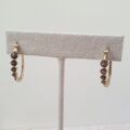 Smoky Quartz Earrings in 9ct Gold