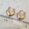 Italian Hoop Earrings in 9ct Gold