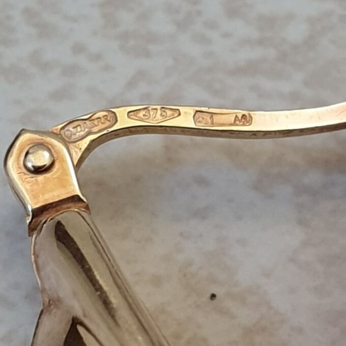 Italian Hoop Earrings in 9ct Gold