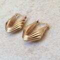 Italian Hoop Earrings in 9ct Gold