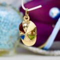 Jockey Silk Cap in 9ct Gold
