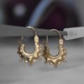 Child Size Gypsy Creole Earrings in 9ct Gold