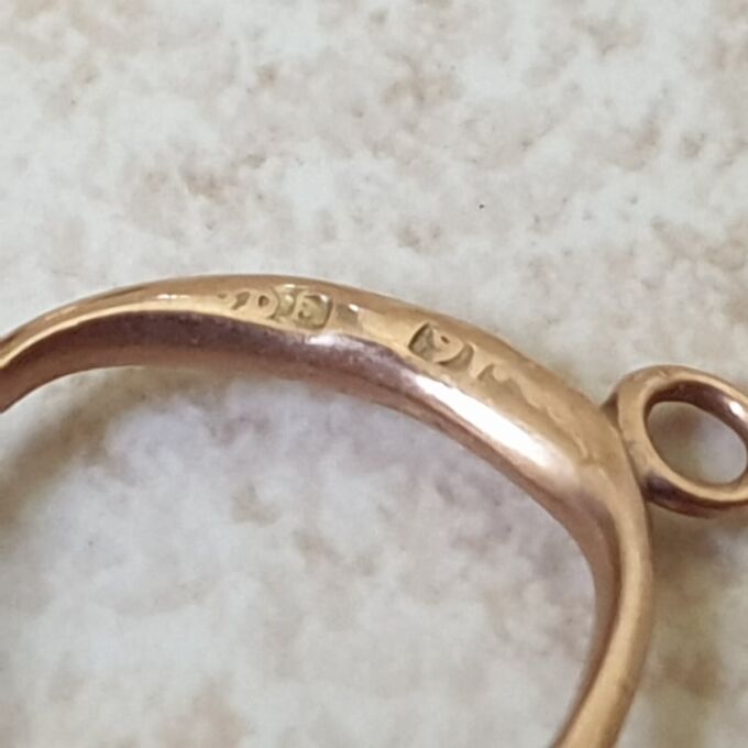 Edwardian Ornate Heart Padlock in 9ct Gold