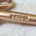 Antique Plain T Bar in 9ct Gold
