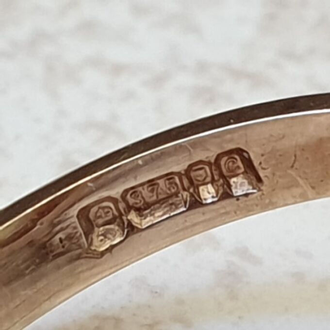 Opal and Garnet Cluster Ring in 9ct Gold