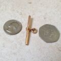 Antique Plain T Bar in 9ct Gold